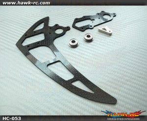 Hawk Creation Logo 400 CF Tail Gear Box With Bearing